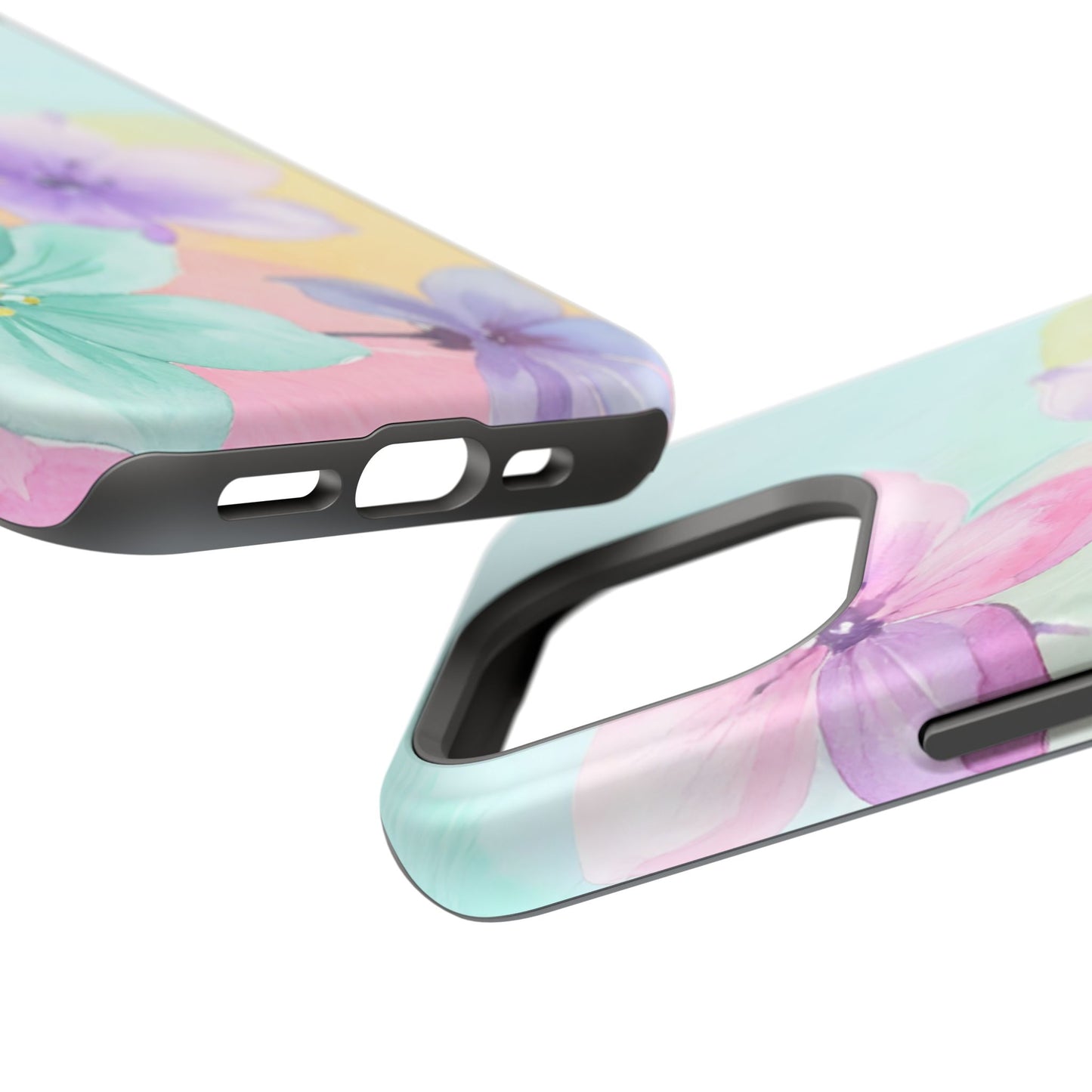 Impact-Resistant Phone Case – Water Petal