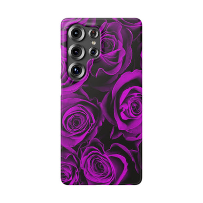 Snap Phone Case – Amethyst Roses