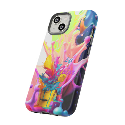 Color Splash Phone Case — “Life in Color” Protective Tough Case