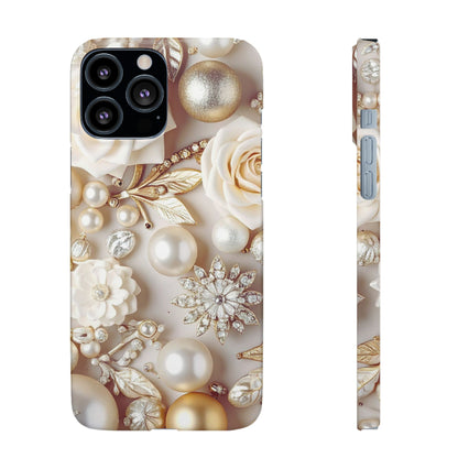 Snap Phone Case – Ivory Opulence