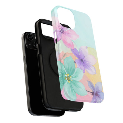 Impact-Resistant Phone Case – Water Petal