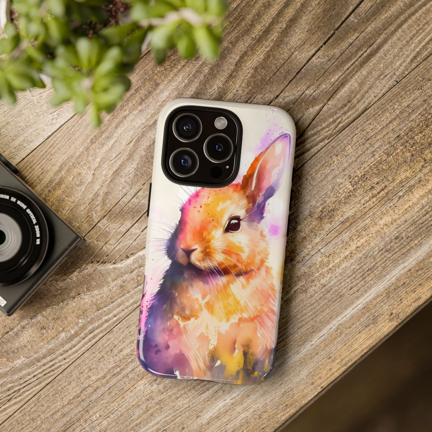 Protective Phone Case – Painted Hare