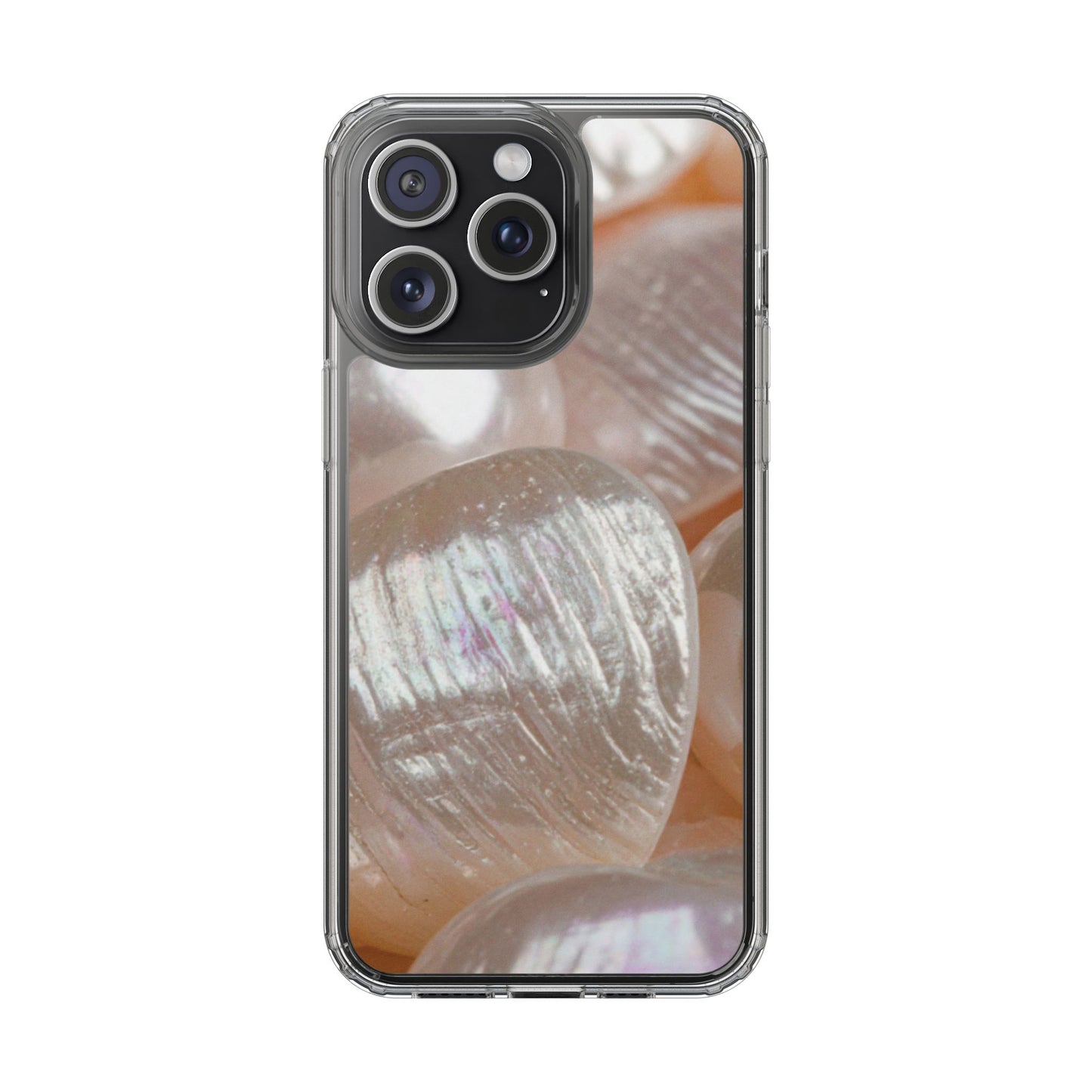 Clear Phone Case – Blush Pearl