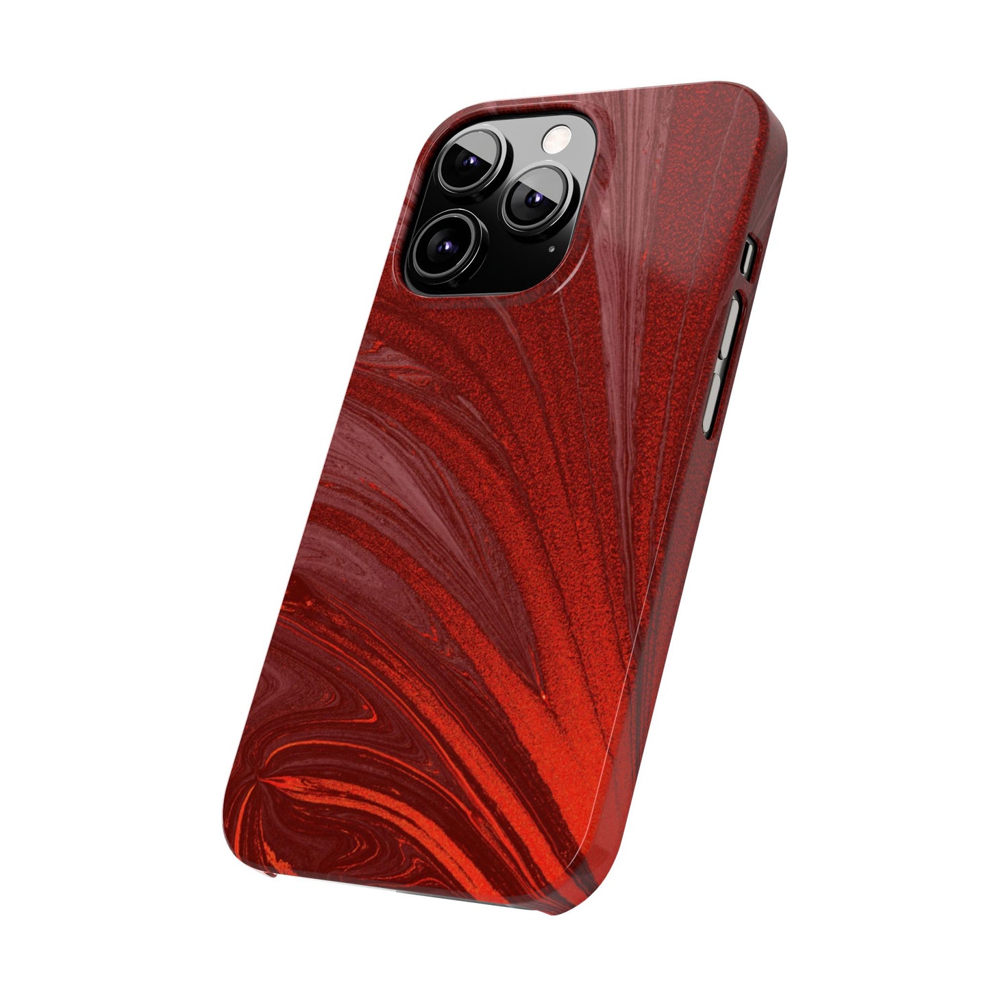 Slim Phone Case — Crimson Current