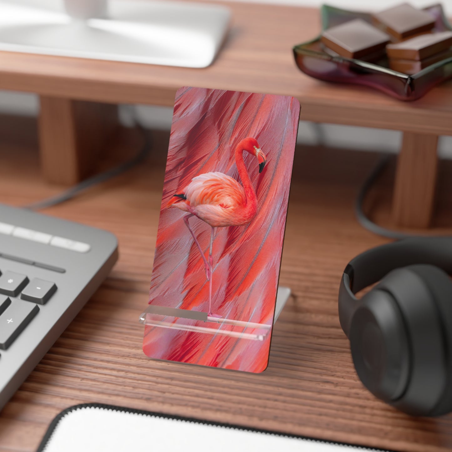 Phone Stand – Scarlet Plume