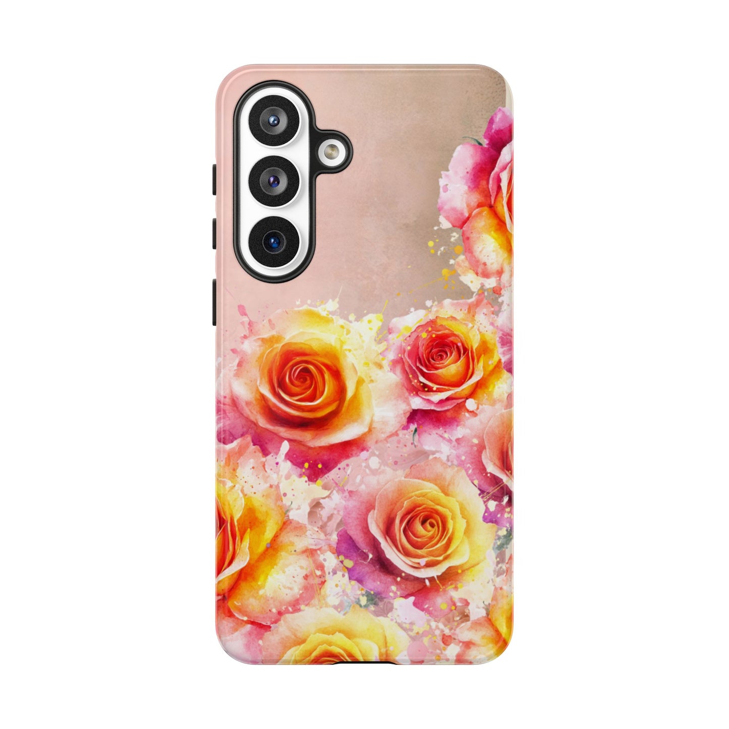 Protective Phone Case – Sunset Roses