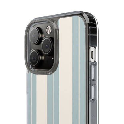Clear Phone Case – Coastal Stripe