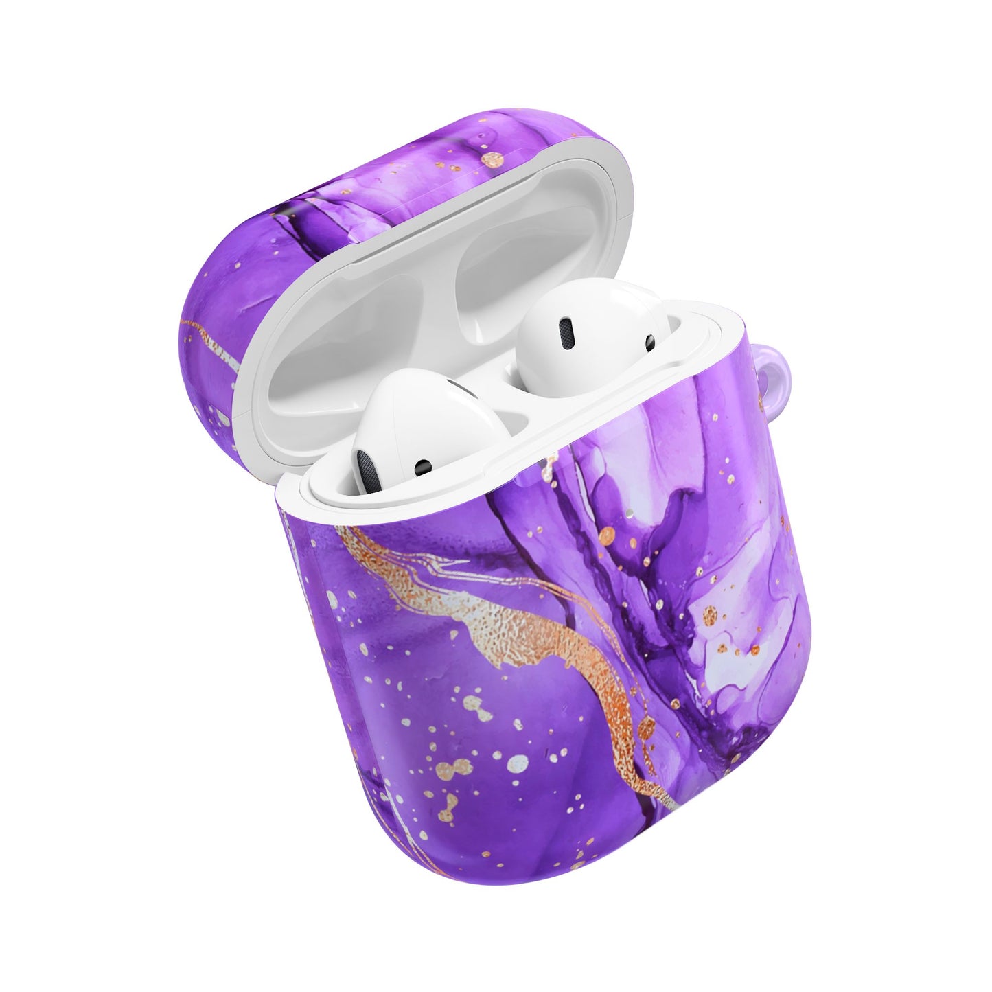 Wireless Earbud Case Cover – Gilded Violet