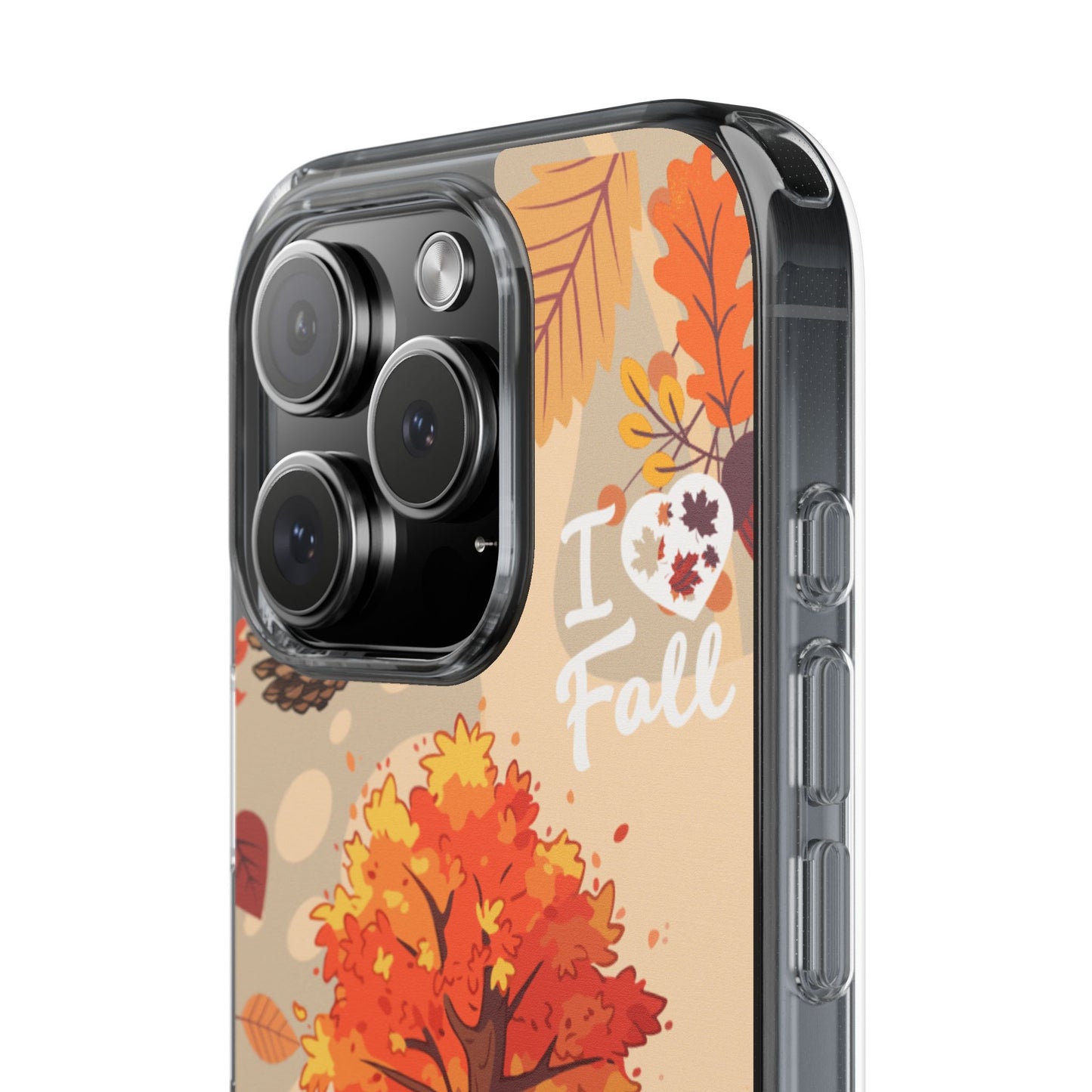 Clear Phone Case – Fall in Love