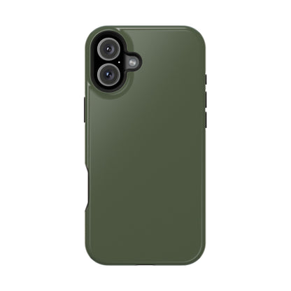 Impact-Resistant Phone Case — Military Green Protective Shockproof Cover