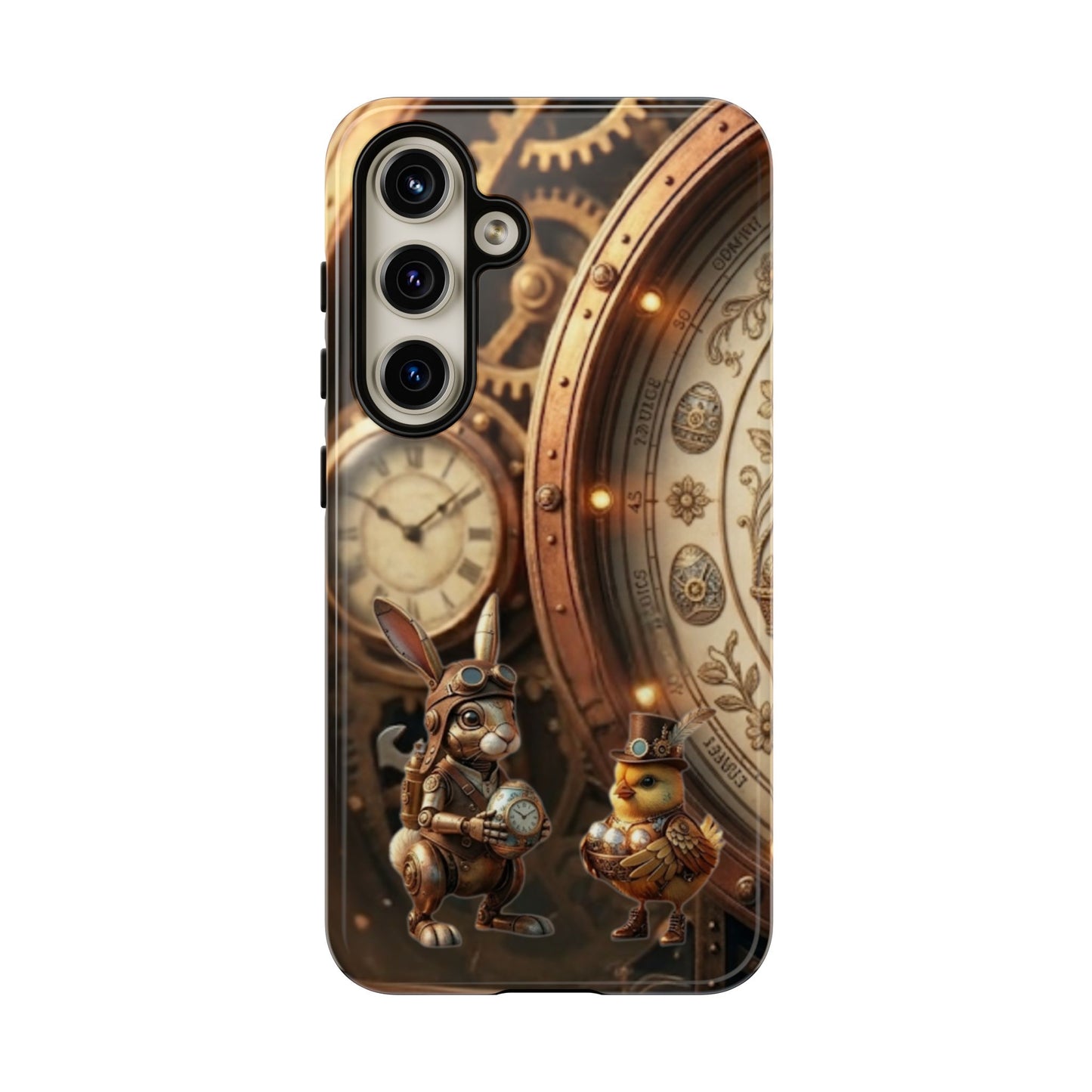 Protective Phone Case – Clockwork Cottontail