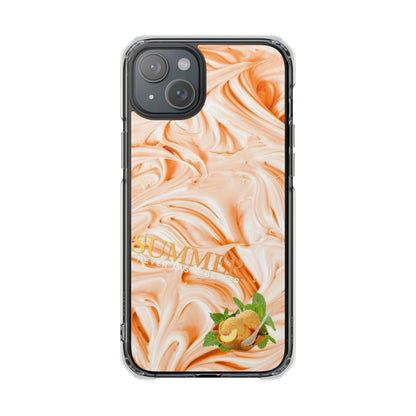 Clear Phone Case – Peach Sorbet