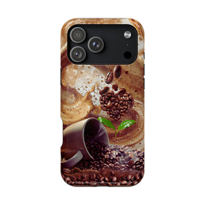 Impact-Resistant Phone Case – Love at First Sip – Compatible with iPhone 11–17 & Samsung Galaxy S22–S26 Series