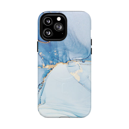 Protective Magnetic Phone Case – Blue Agate