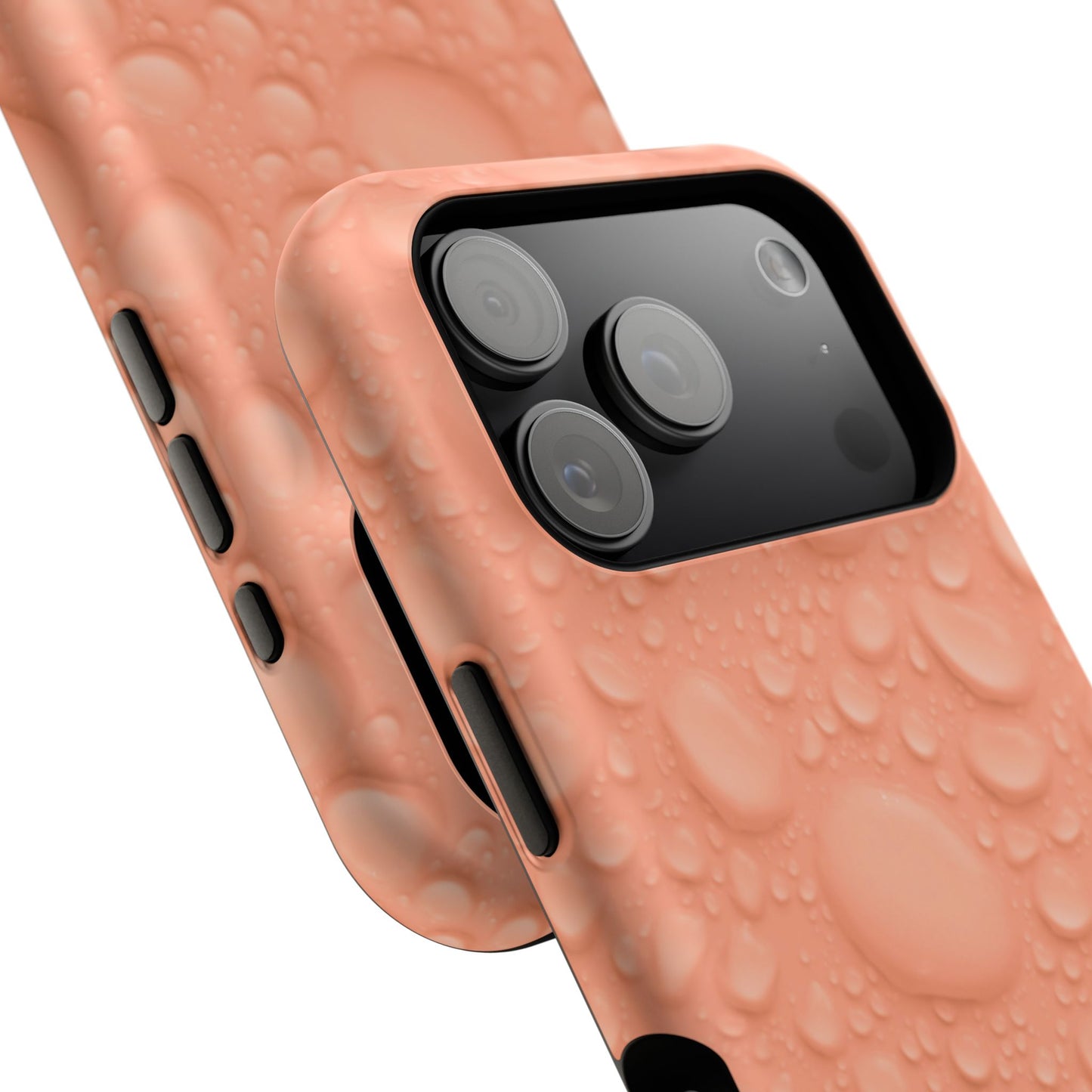 Impact-Resistant Phone Case – Apricot Rain