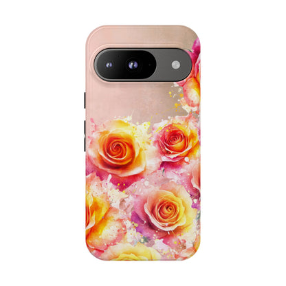 Protective Phone Case – Sunset Roses