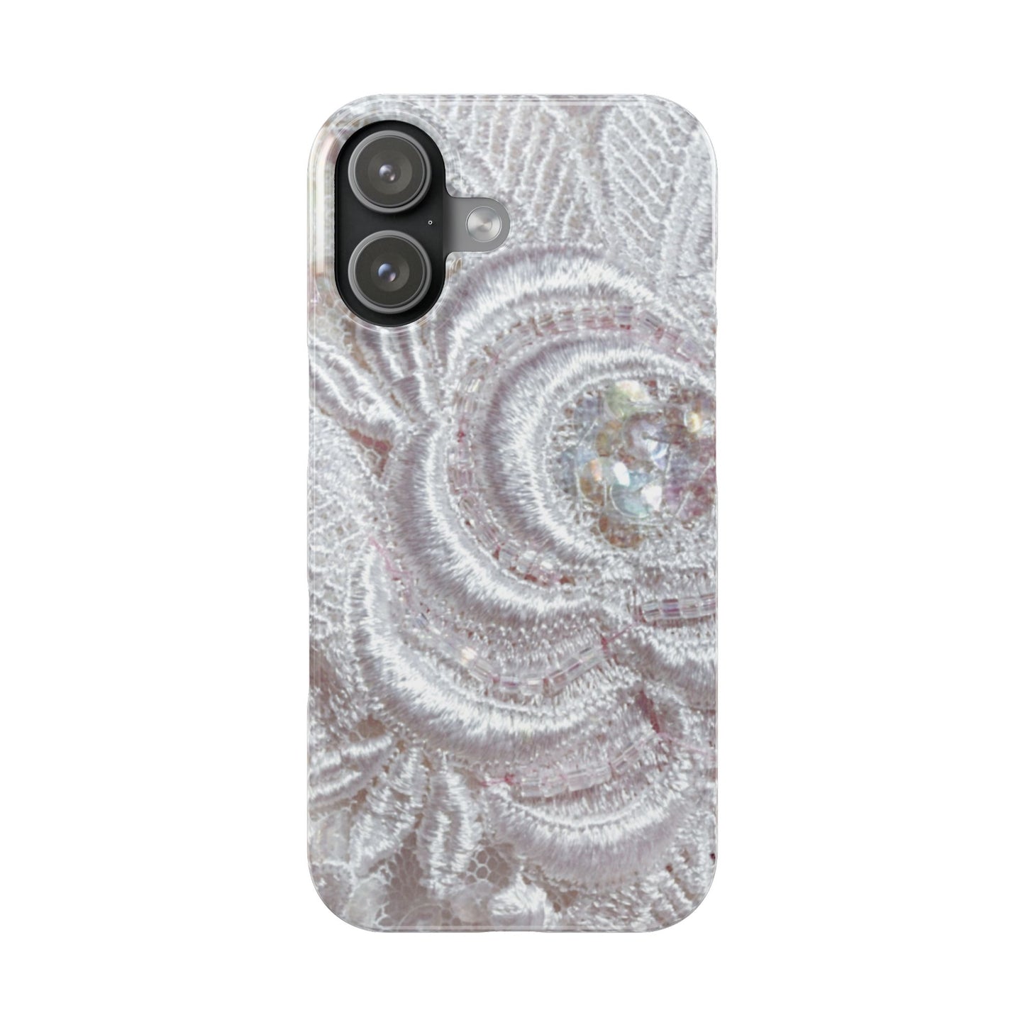 Slim Phone Case – Lace Veil