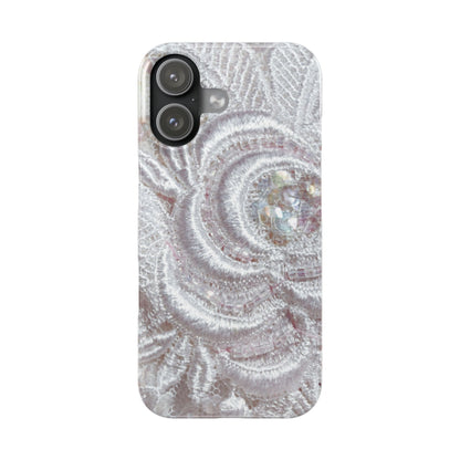 Slim Phone Case – Lace Veil