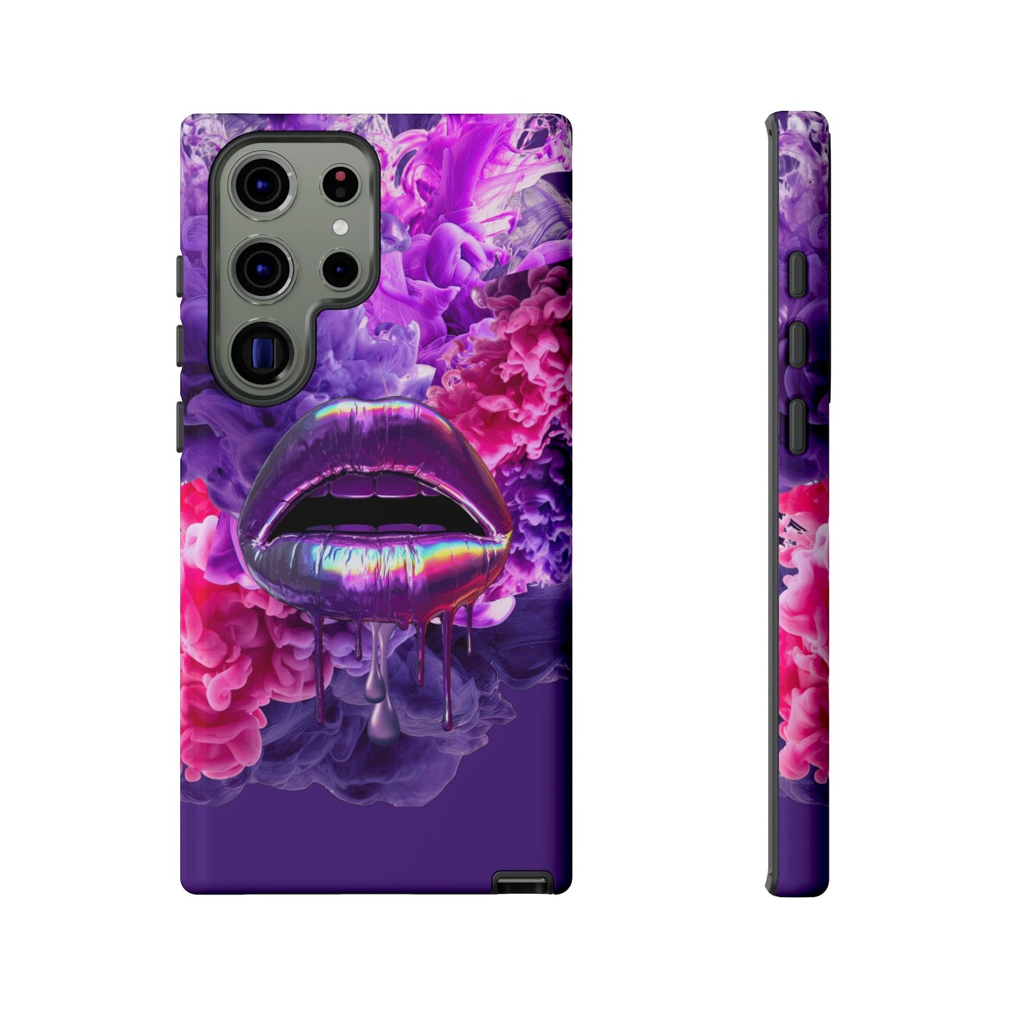 Protective Phone Case – Purple Haze Lips