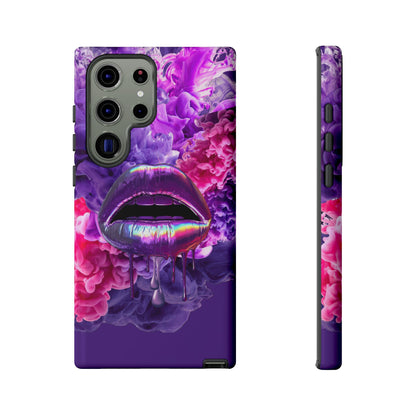 Protective Phone Case – Purple Haze Lips