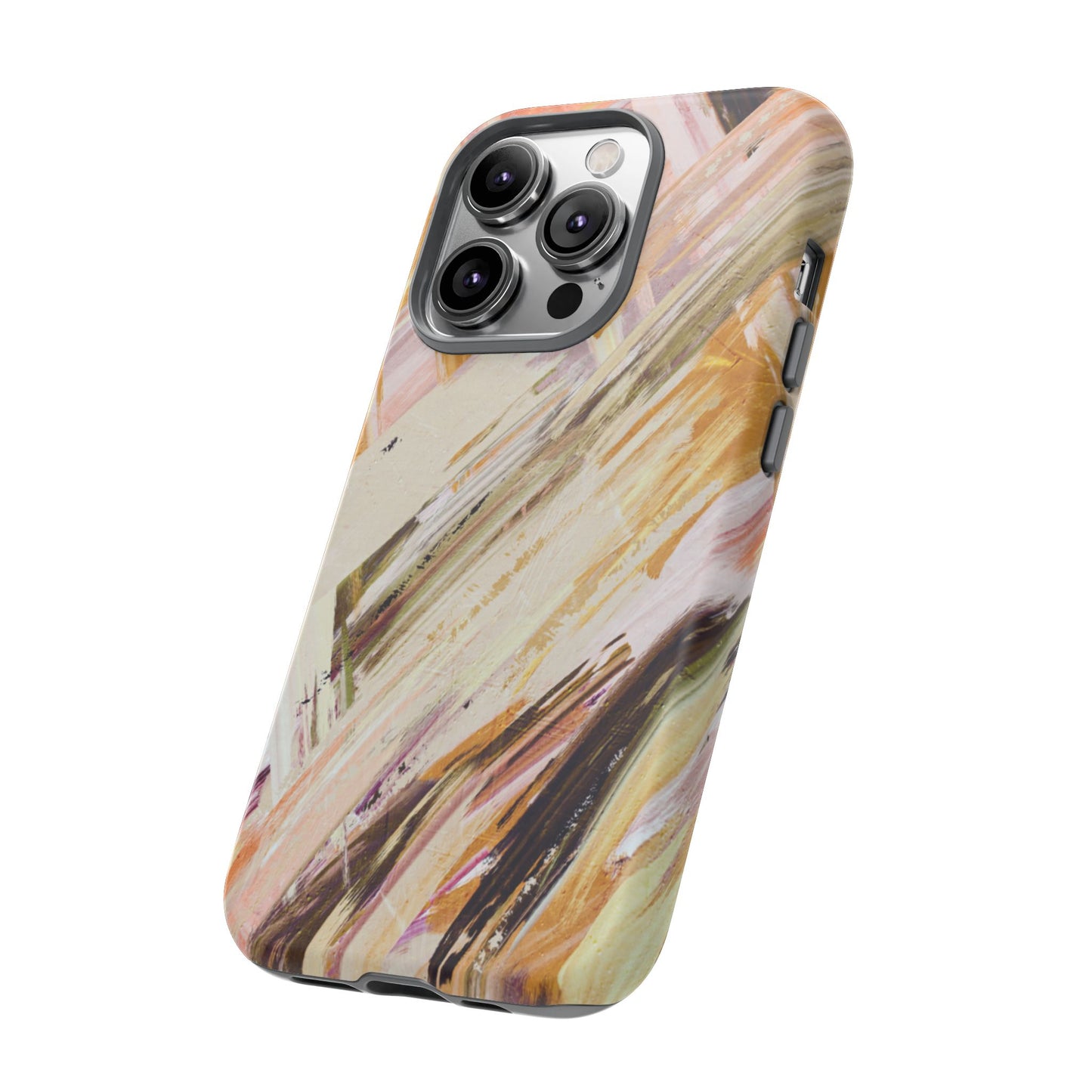 Protective Phone Case – Brush & Bronze