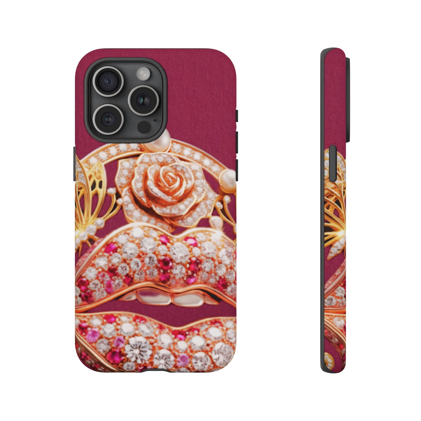 Protective Phone Case – Kiss of Gold