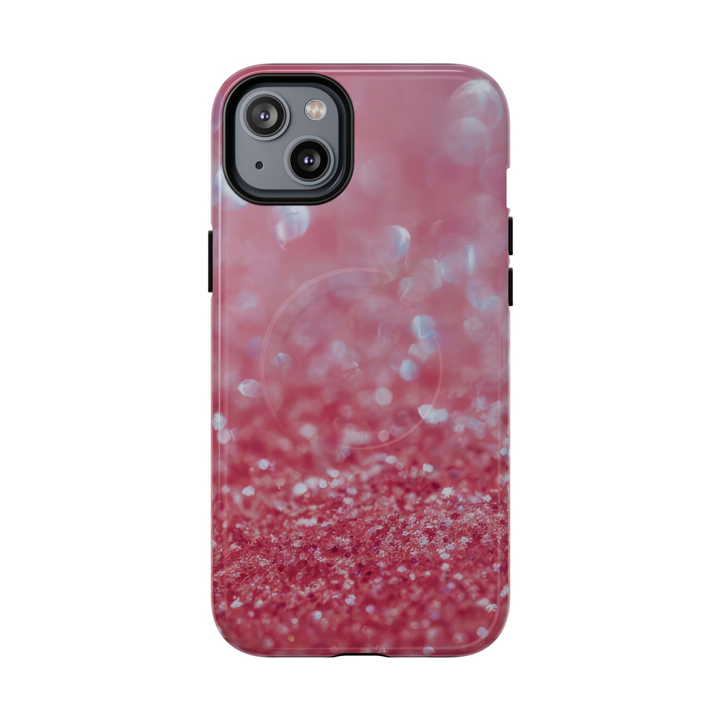 Protective Magnetic Phone Case – Rosé Sparkle