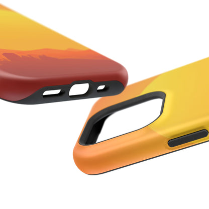 Wireless-Charging Compatible Case – Desert Sunrise