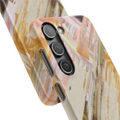 Snap Phone Case – Brush & Bronze