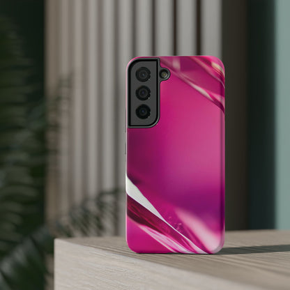 Impact-Resistant Phone Case – Magenta Motion