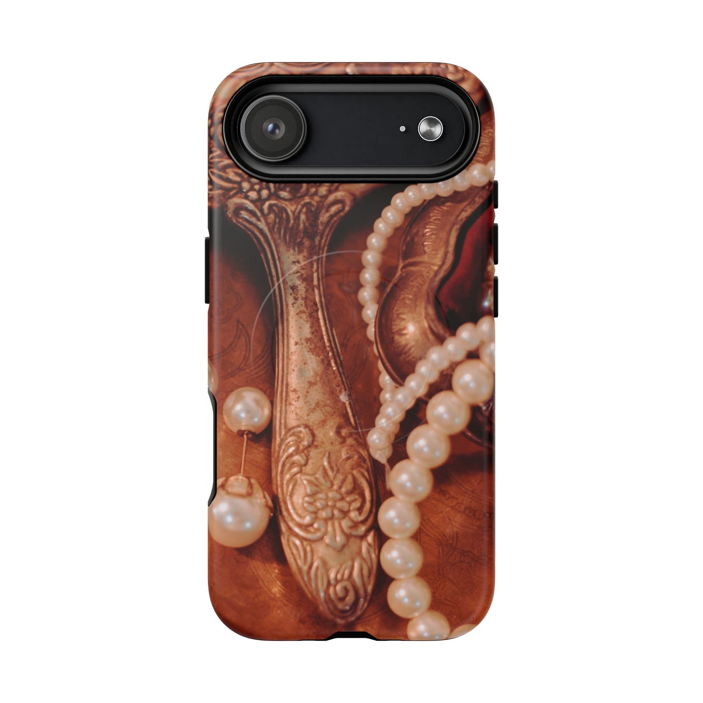 Protective Magnetic Phone Case – Bronze Vanity