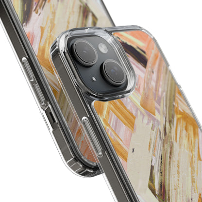 Clear Phone Case – Brush & Bronze