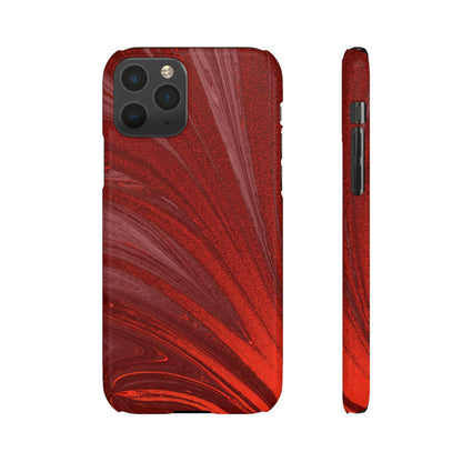 Snap Phone Case – Crimson Current