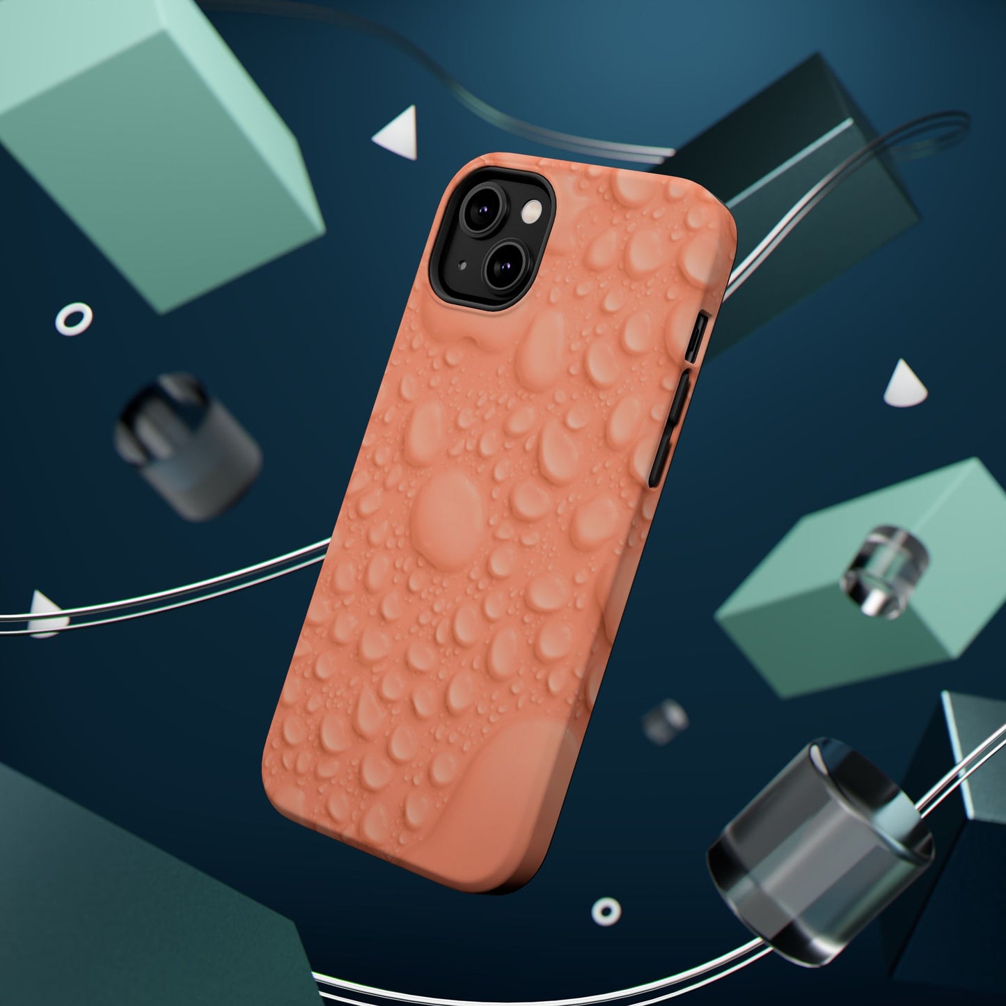 Wireless-Compatible Charging Case – Apricot Rain