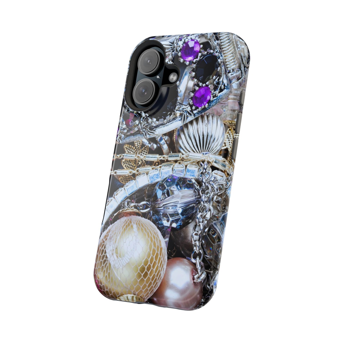 Wireless-Charging Compatible Case – Chrome Jewel