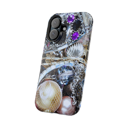Wireless-Charging Compatible Case – Chrome Jewel