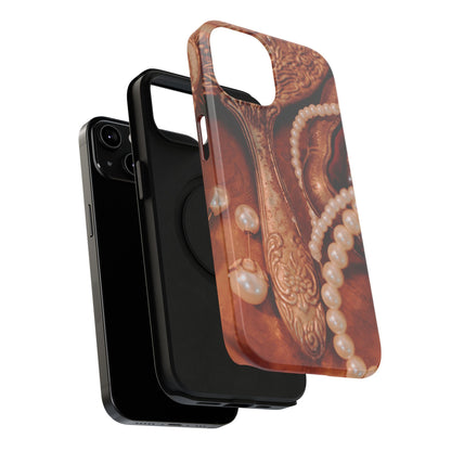 Impact-Resistant Phone Case – Bronze Vanity