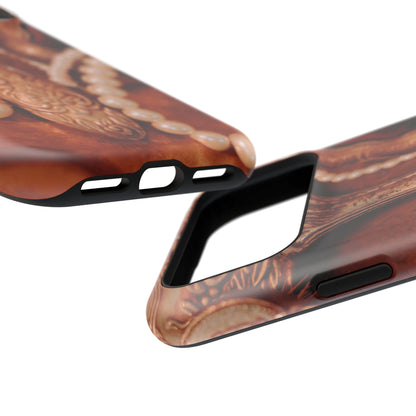Impact-Resistant Phone Case – Bronze Vanity