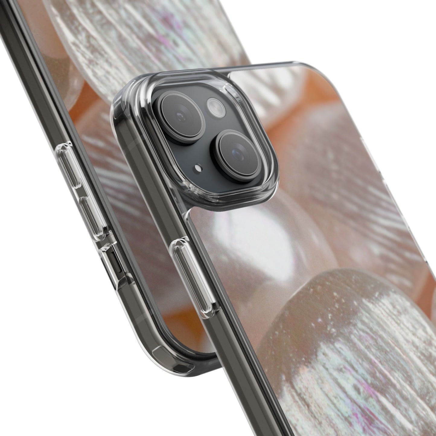 Clear Phone Case – Blush Pearl