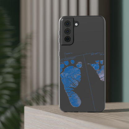 Flexi Case – Mom’s Little Blue Footprints