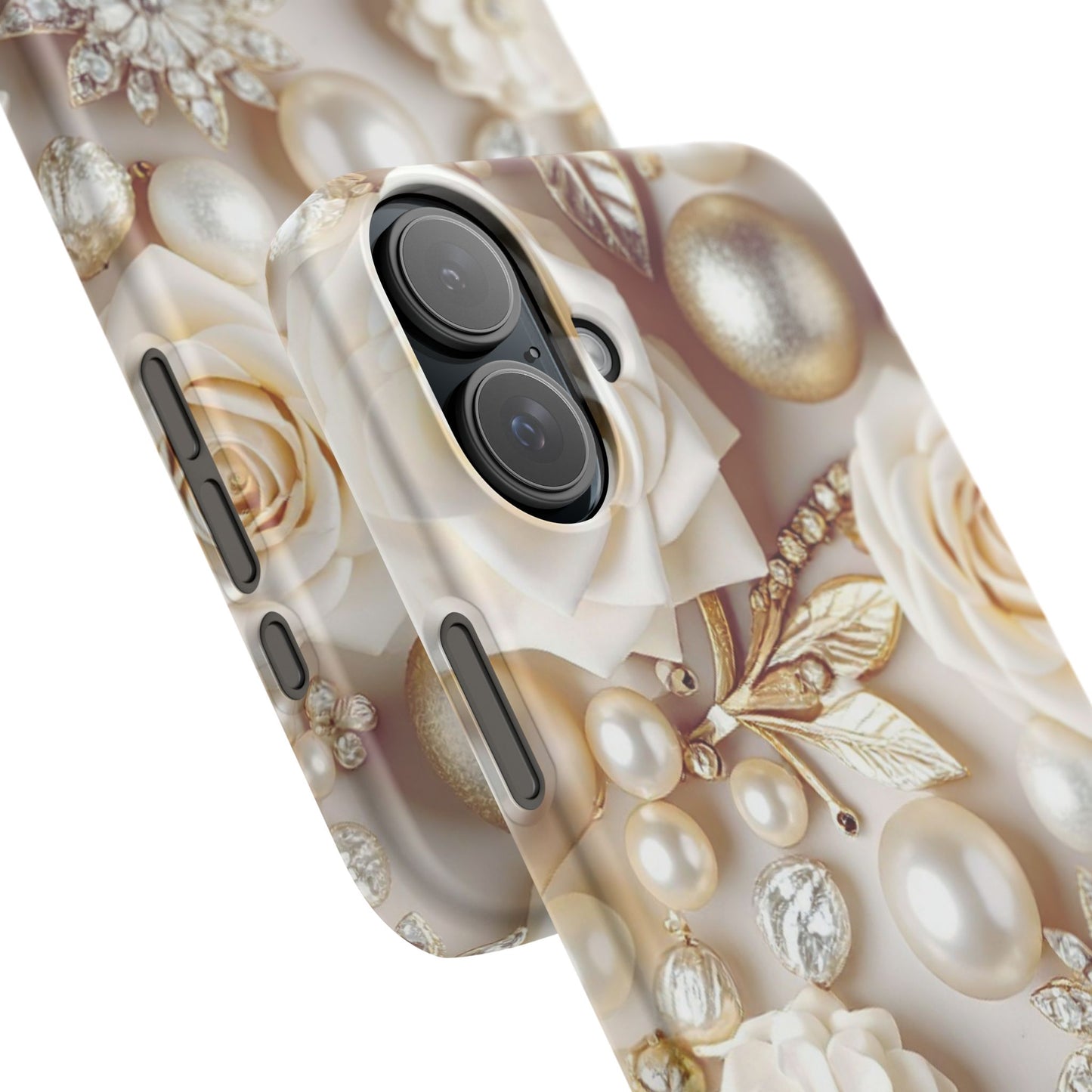 Snap Phone Case – Ivory Opulence