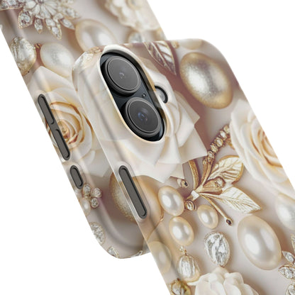 Snap Phone Case – Ivory Opulence
