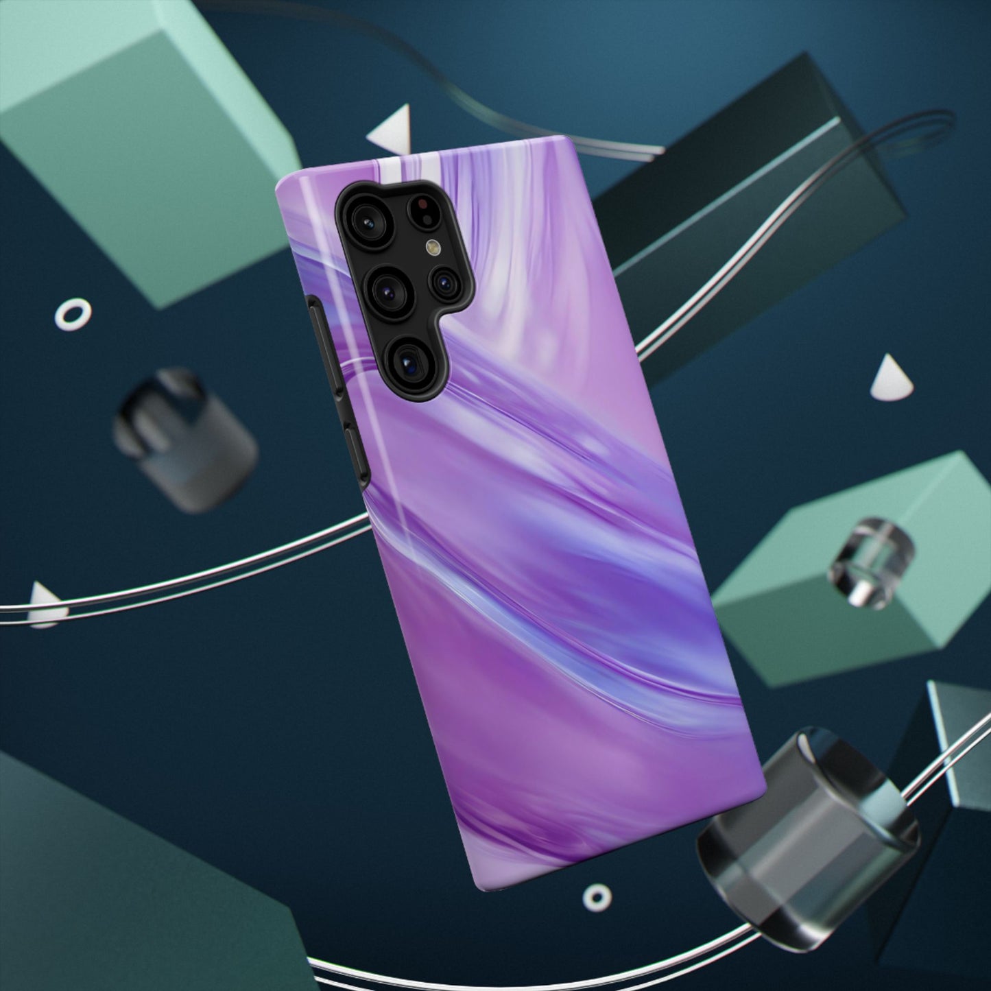Impact-Resistant Phone Case – Lavender Wave