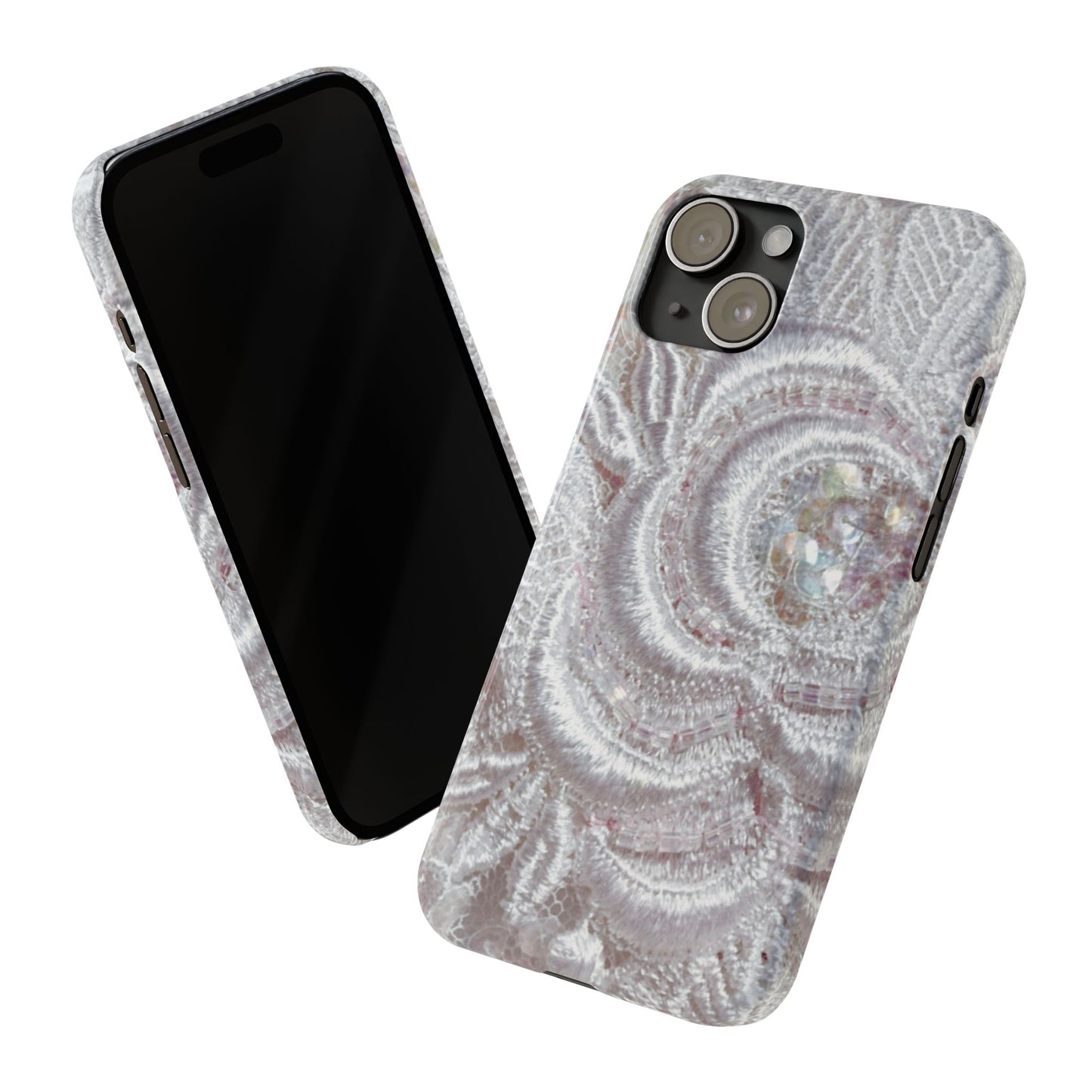 Slim Phone Case – Lace Veil