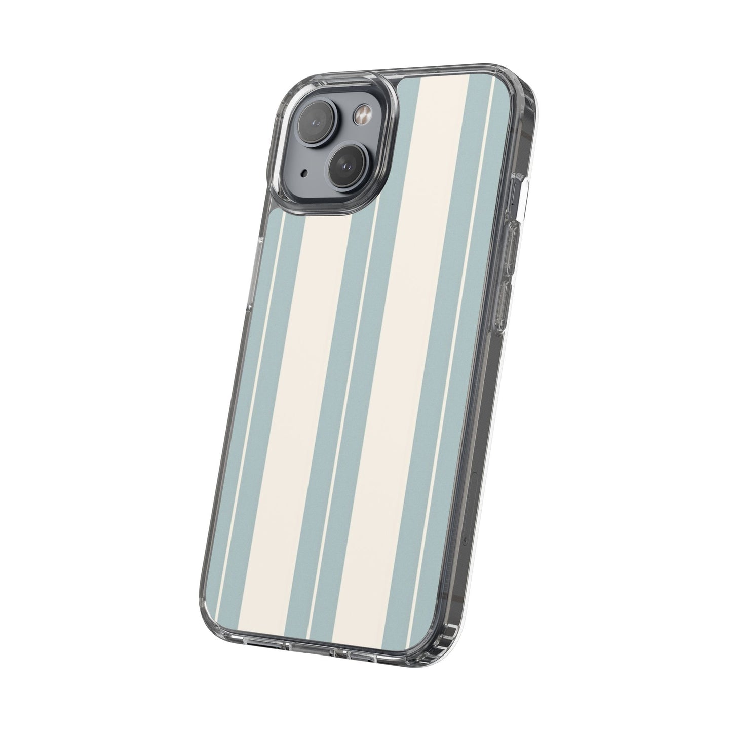 Clear Phone Case – Coastal Stripe