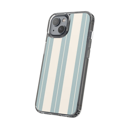 Clear Phone Case – Coastal Stripe