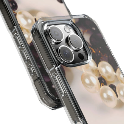 Clear Magnetic Phone Case – Noir Pearl