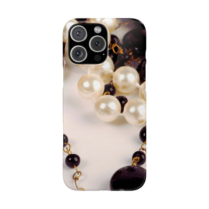 Snap Phone Case – Noir Pearl