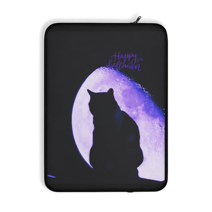 Slim Neoprene Laptop Sleeve – Moonlit Familiar