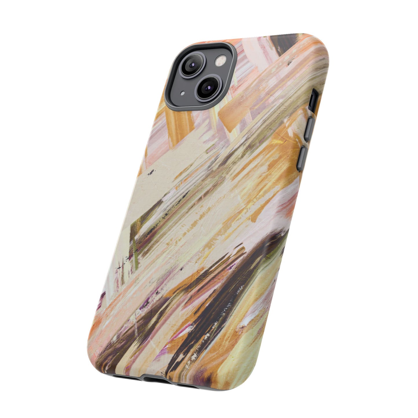 Protective Phone Case – Brush & Bronze